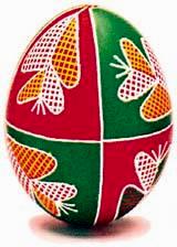 Traditional Pysanky from Kyivska Oblast